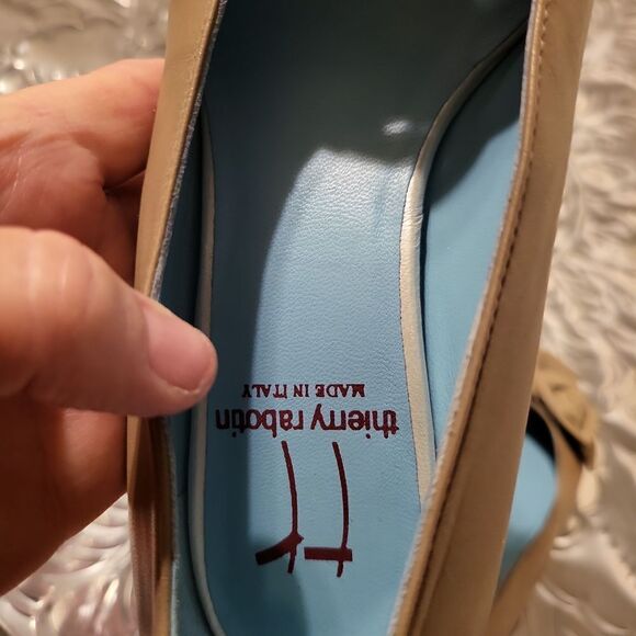 Thierry rabotin-appa pewter b made in Italy the softest buttery leather sz.35.5 - Picture 5 of 9